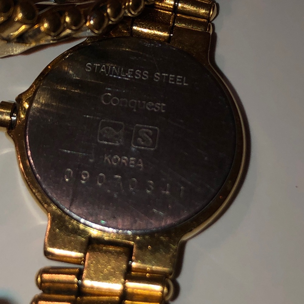 Longines Conquest His And Hers Matching Set Gold Tone Wrist Watches Authentic - Picture 13 of 16